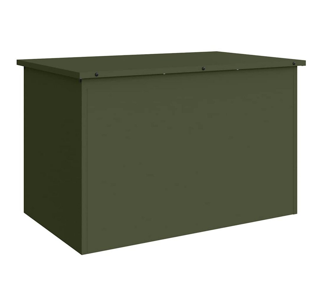 vidaXL Aufbewahrungsbox Außenlagerbox Olivgrün 80 x 50.5 x 50 cm Kaltgewalzter Stahl (1 St) von vidaXL