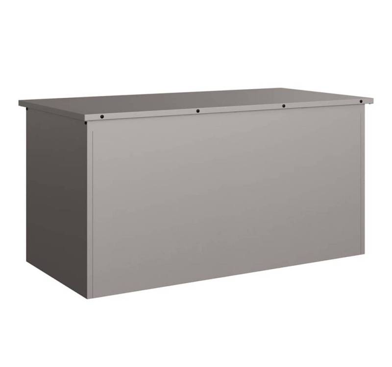 vidaXL Aufbewahrungsbox Außenlagerbox mit Speicher Braun 100 x 50.5 x 50 cm (1 St) von vidaXL
