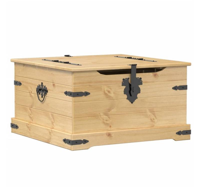 vidaXL Aufbewahrungsbox Truhe Corona 78x78x45 cm Massivholz Kiefer (1 St) von vidaXL