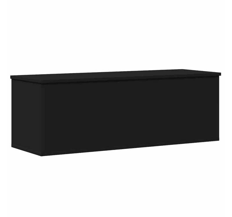 vidaXL Aufbewahrungsbox Truhe Schwarz 102x35x35 cm Holzwerkstoff (1 St) von vidaXL