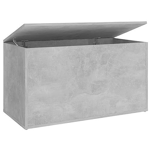 vidaXL Aufbewahrungstruhe Spielzeugtruhe Spielzeugkiste Couchtisch Beistelltisch Truhe Aufbewahrungsbox Betongrau 84x42x46cm Holzwerkstoff vidaXL Aufbewahrungstruhe Spielzeugtruhe Spielzeugkiste Couchtisch Beistelltisch Truhe Aufbewahrungsbox Betongrau 84x42x46cm Holzwerkstoff von vidaXL