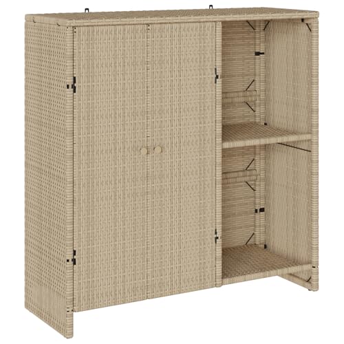 vidaXL Aufbewahrungsschrank Beige 100x36x102 cm Rattan vidaXL Aufbewahrungsschrank Beige 100x36x102 cm Rattan von vidaXL