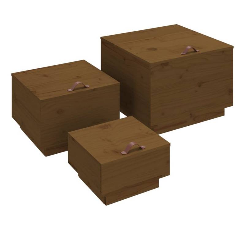 vidaXL Auflagenbox Auflagenbox Gartentruhe Kissenbox Aufbewahrungsboxen mit Deckeln 3 Stk von vidaXL