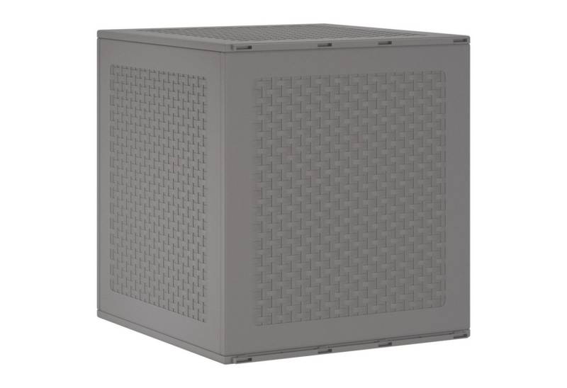 vidaXL Auflagenbox Garten Aufbewahrungsbox Hellgrau 55x53x57 cm PP von vidaXL