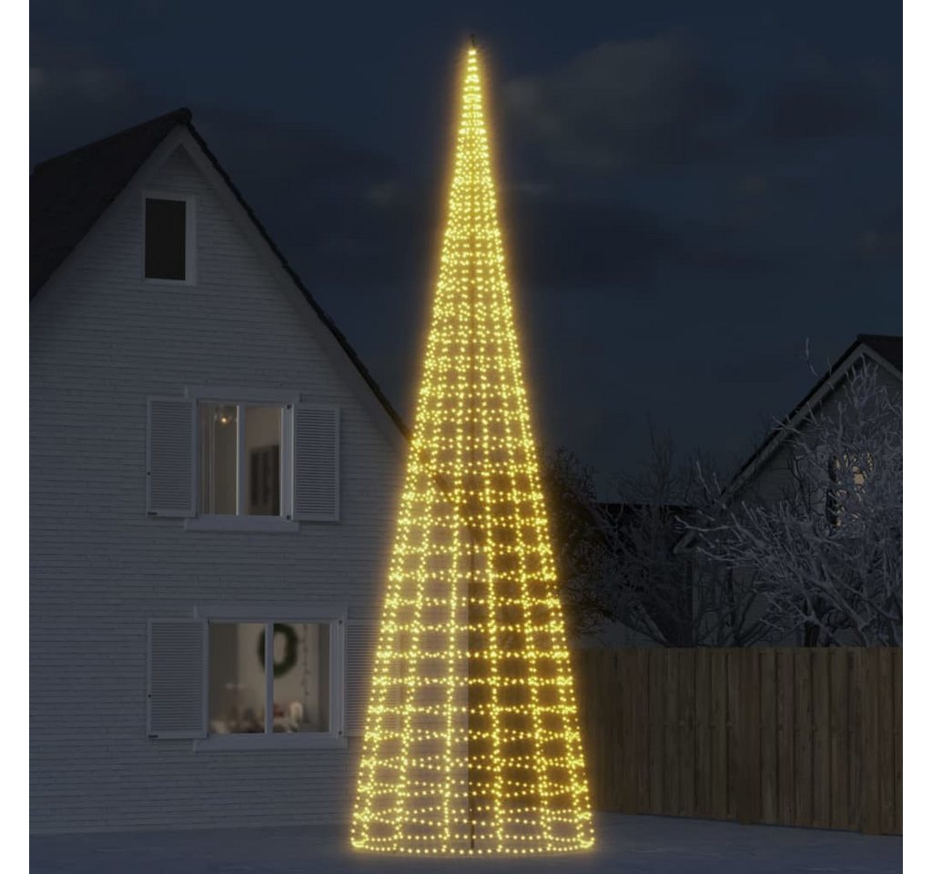 vidaXL Außen-Wandleuchte, LED-Weihnachtsbaum für Fahnenmast 3000 LEDs Warmweiß 800 cm vidaXL Außen-Wandleuchte, LED-Weihnachtsbaum für Fahnenmast 3000 LEDs Warmweiß 800 cm von vidaXL