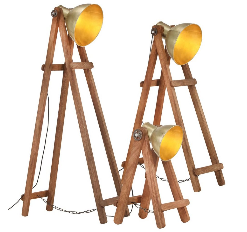 vidaXL Außen-Wandleuchte, Stehlampen 3 Stk. Messing E27 Mango Massivholz vidaXL Außen-Wandleuchte, Stehlampen 3 Stk. Messing E27 Mango Massivholz von vidaXL