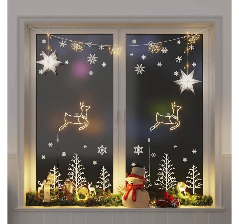 vidaXL Außen-Wandleuchte, Weihnachtsbeleuchtung Rentier-Silhouette 2Stk. 35 LEDs Warmweiß vidaXL Außen-Wandleuchte, Weihnachtsbeleuchtung Rentier-Silhouette 2Stk. 35 LEDs Warmweiß von vidaXL