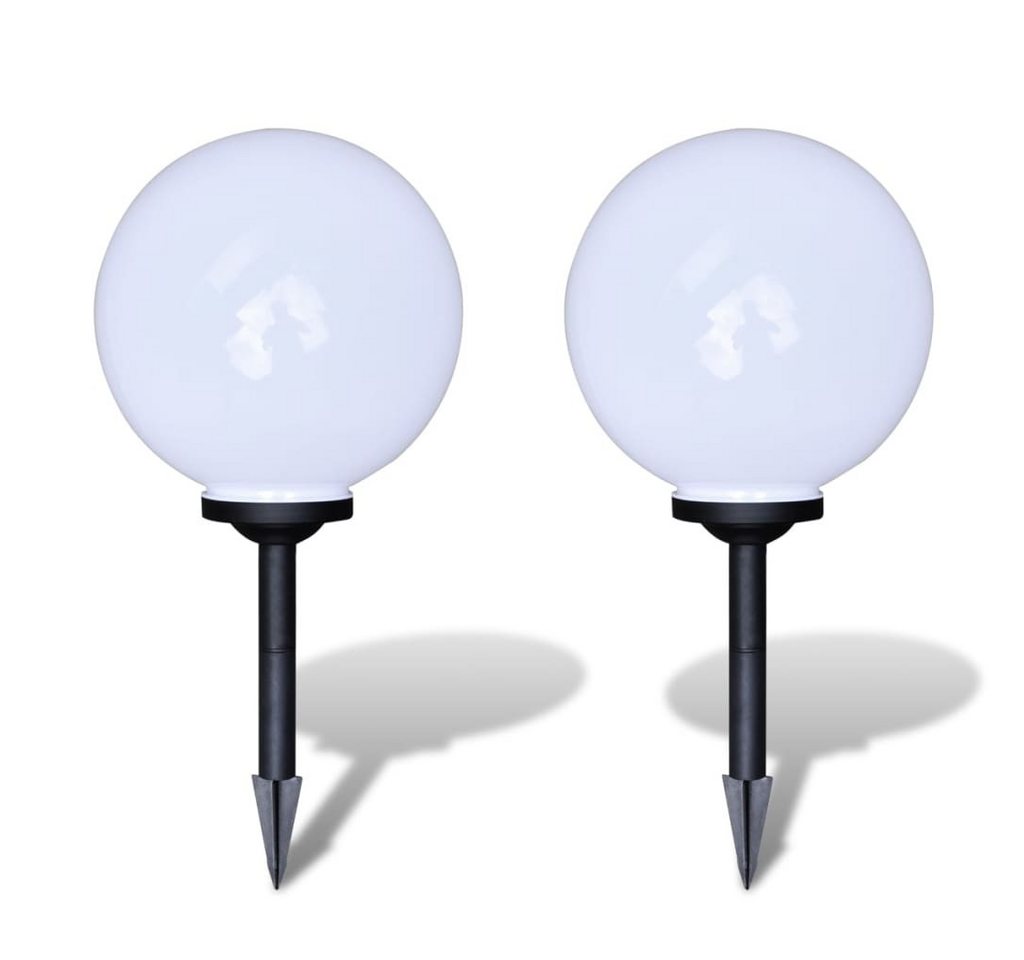 vidaXL Außen-Wandleuchte Wegeleuchten 2 Stk. LED 30 cm mit Erdspieß von vidaXL