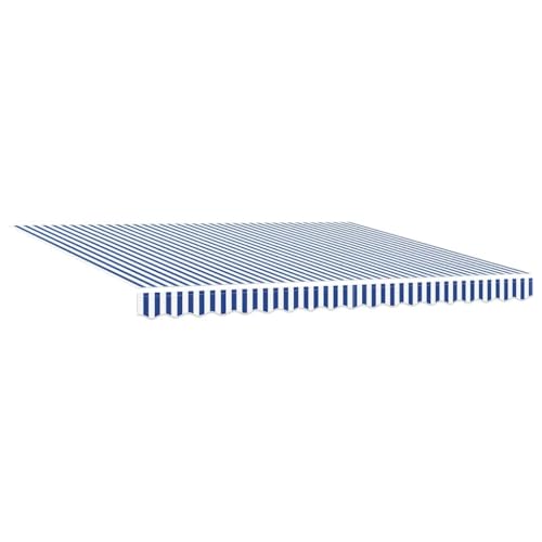 vidaXL Automatische Ausziehbare Markise Blau und Weiß 350 x 250 cm – UV-beständiges Dach für deinen Balkon oder die Terrasse, der perfekte Sonnenschutz für deinen Garten. vidaXL Automatische Ausziehbare Markise Blau und Weiß 350 x 250 cm – UV-beständiges Dach für deinen Balkon oder die Terrasse, der perfekte Sonnenschutz für deinen Garten. von vidaXL