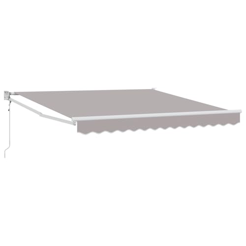 vidaXL Automatische Einziehbare Markise Hellgrau 350x250 cm vidaXL Automatische Einziehbare Markise Hellgrau 350x250 cm von vidaXL