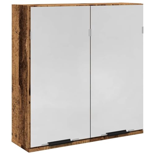 vidaXL Bad-Spiegelschrank Altholz-Optik 64x20x66,5 cm Holzwerkstoff, Badschrank mit Spiegel, Badezimmer-Wandschrank mit Spiegel, Bad-Wandschrank mit Spiegel vidaXL Bad-Spiegelschrank Altholz-Optik 64x20x66,5 cm Holzwerkstoff, Badschrank mit Spiegel, Badezimmer-Wandschrank mit Spiegel, Bad-Wandschrank mit Spiegel von vidaXL
