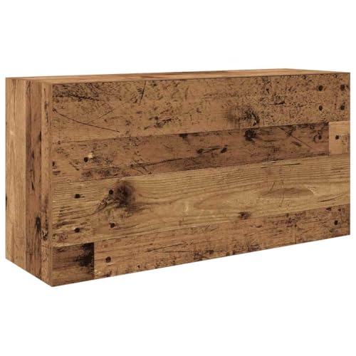 vidaXL Bad-Wandschrank Altholz-Optik 80x25x40 cm Holzwerkstoff, Bad-Hängeschrank, Hängeschrank Badezimmer, Wand-Badschrank, Hängeschrank Bad vidaXL Bad-Wandschrank Altholz-Optik 80x25x40 cm Holzwerkstoff, Bad-Hängeschrank, Hängeschrank Badezimmer, Wand-Badschrank, Hängeschrank Bad von vidaXL