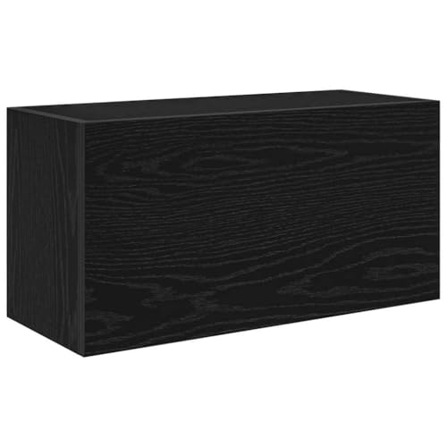 vidaXL Bad-Wandschrank Schwarz 60x25x30 cm Holzwerkstoff, Bad-Hängeschrank, Hängeschrank Badezimmer, Wand-Badschrank, Hängeschrank Bad vidaXL Bad-Wandschrank Schwarz 60x25x30 cm Holzwerkstoff, Bad-Hängeschrank, Hängeschrank Badezimmer, Wand-Badschrank, Hängeschrank Bad von vidaXL