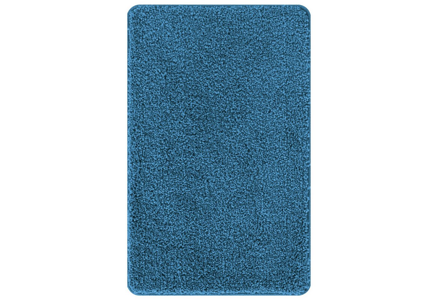 vidaXL Badematte Badematte Rechteckig Blau 50x80 cm Polypropylen Rutschfest, Höhe 0 mm, Mikrofaser von vidaXL