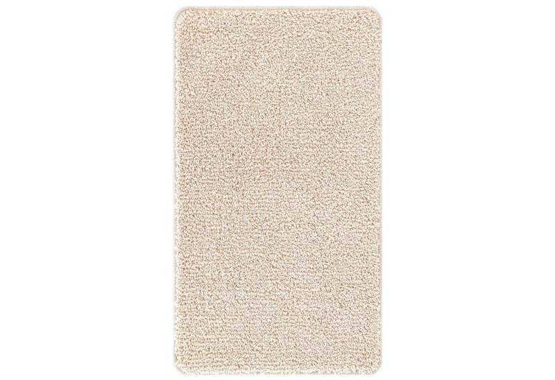 vidaXL Badematte Badematte Rechteckig Creme 70x120 cm Polypropylen Rutschfest, Höhe 0 mm, Baumwollstoff von vidaXL