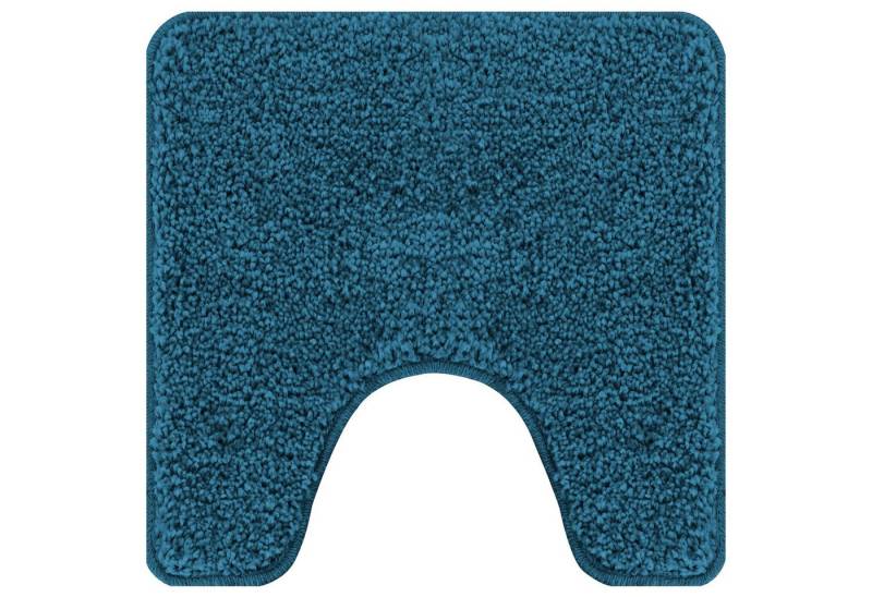 vidaXL Badematte Badematte U-Form Blau 50x50 cm Polypropylen Rutschfest, Höhe 0 mm, Polyestergewebe von vidaXL