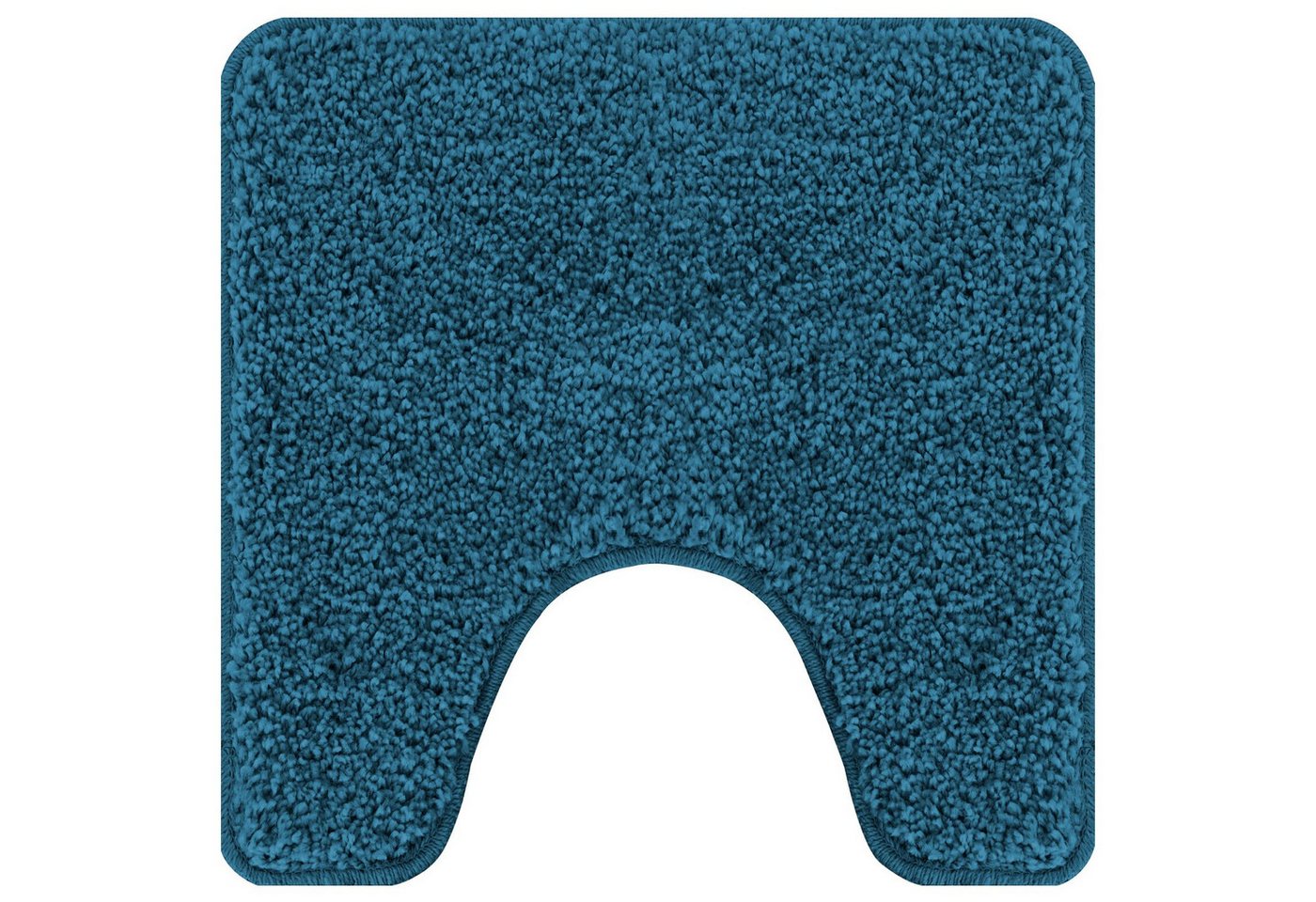 vidaXL Badematte Badematte U-Form Blau 50x50 cm Polypropylen Rutschfest, Höhe 0 mm, Polyestergewebe von vidaXL