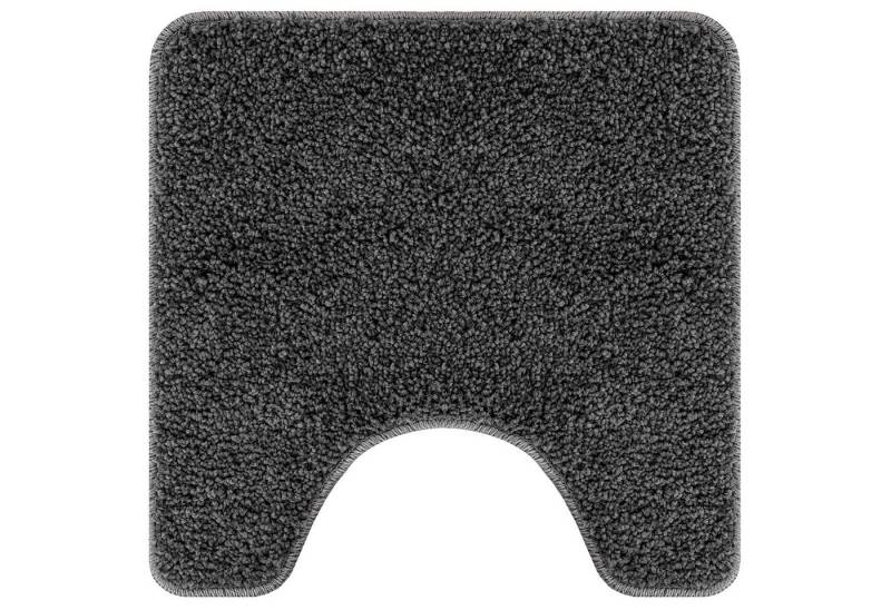 vidaXL Badematte Badematte U-Form Dunkelgrau 50x50 cm Polypropylen Rutschfest, Höhe 0 mm, Polyester von vidaXL