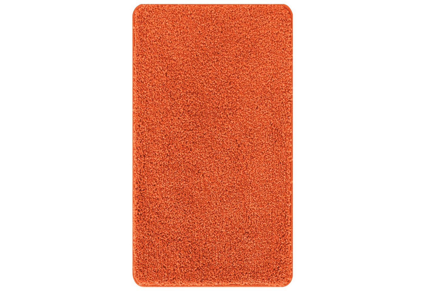vidaXL Badematte Badeteppich Rechteckig Orange 70x120 cm Polypropylen Rutschfest, Höhe 0 mm, Polyester von vidaXL