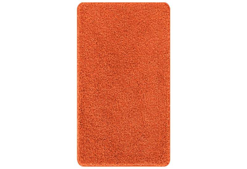 vidaXL Badematte Badeteppich Rechteckig Orange 70x120 cm Polypropylen Rutschfest, Höhe 0 mm, Polyester von vidaXL