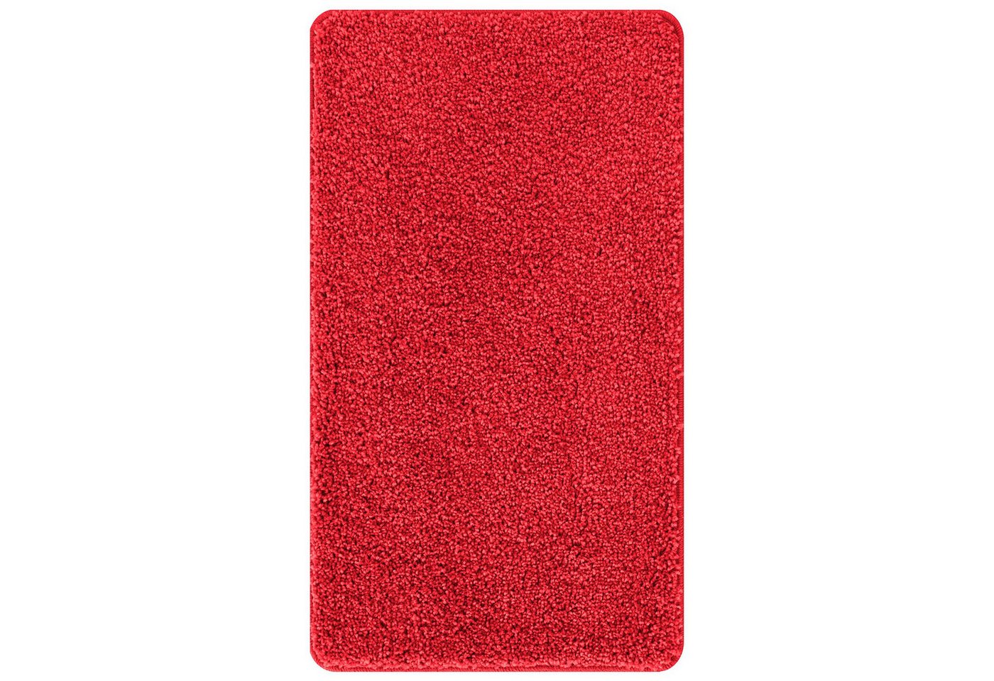 vidaXL Badematte Badmatte Rechteckig Rot 70x120 cm Polypropylen Rutschfest, Höhe 0 mm, Baumwollgewebe von vidaXL