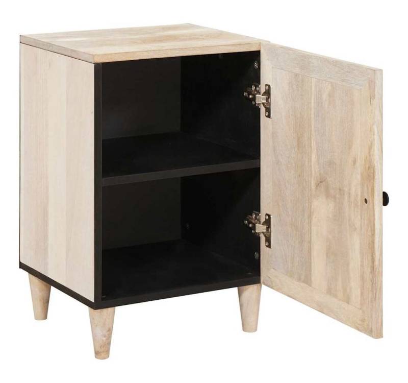 vidaXL Badezimmer-Set Badezimmer Schrank Weiß 38 x 33,5 x 160 cm Massives Holz, (1-St) von vidaXL