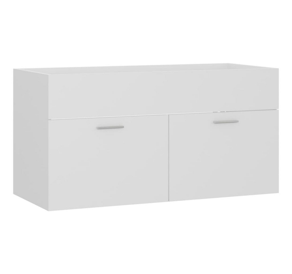 vidaXL Badezimmer-Set Waschbeckenunterschrank Weiß 41x38,5x46 cm Holzwerkstoff, (1-St) von vidaXL