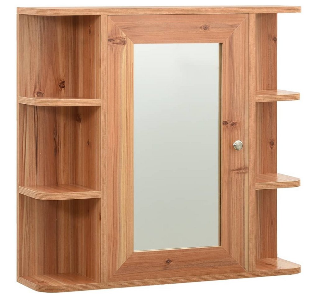 vidaXL Badezimmerspiegelschrank Bad-Spiegelschrank Eichefarben 66x17x63 cm MDF (1-St) von vidaXL