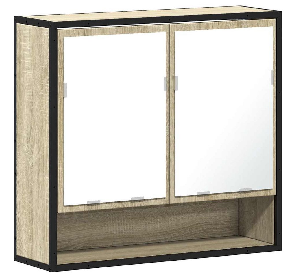 vidaXL Badezimmerspiegelschrank Bad-Spiegelschrank Sonoma-Eiche 65x20x60 cm Holzwerkstoff (1-St) von vidaXL