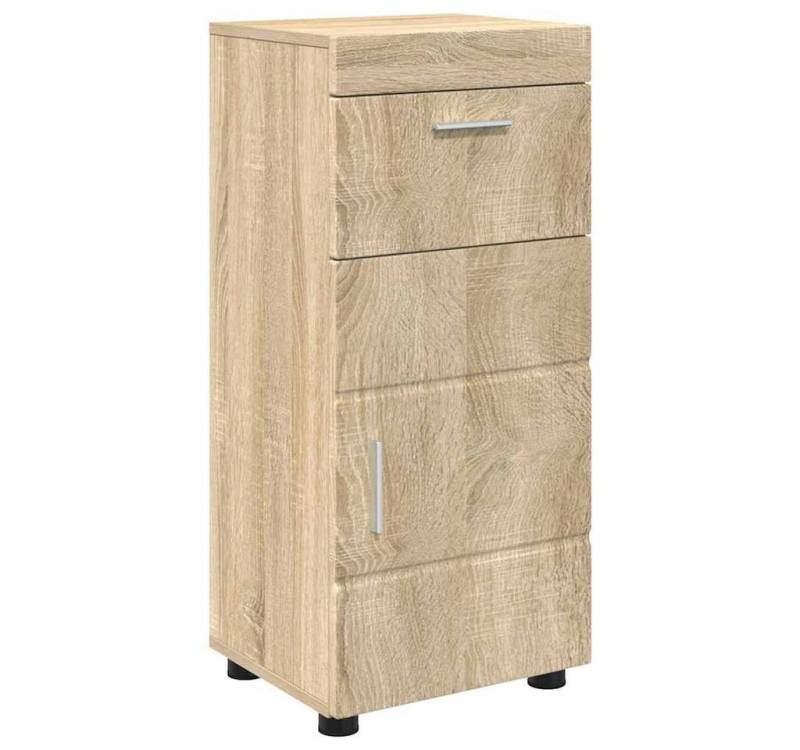 vidaXL Badezimmerspiegelschrank Badezimmer Schrank mit Tür TULUM Sonoma Eiche 37 x 31,5 x 82 cm (1-St) von vidaXL