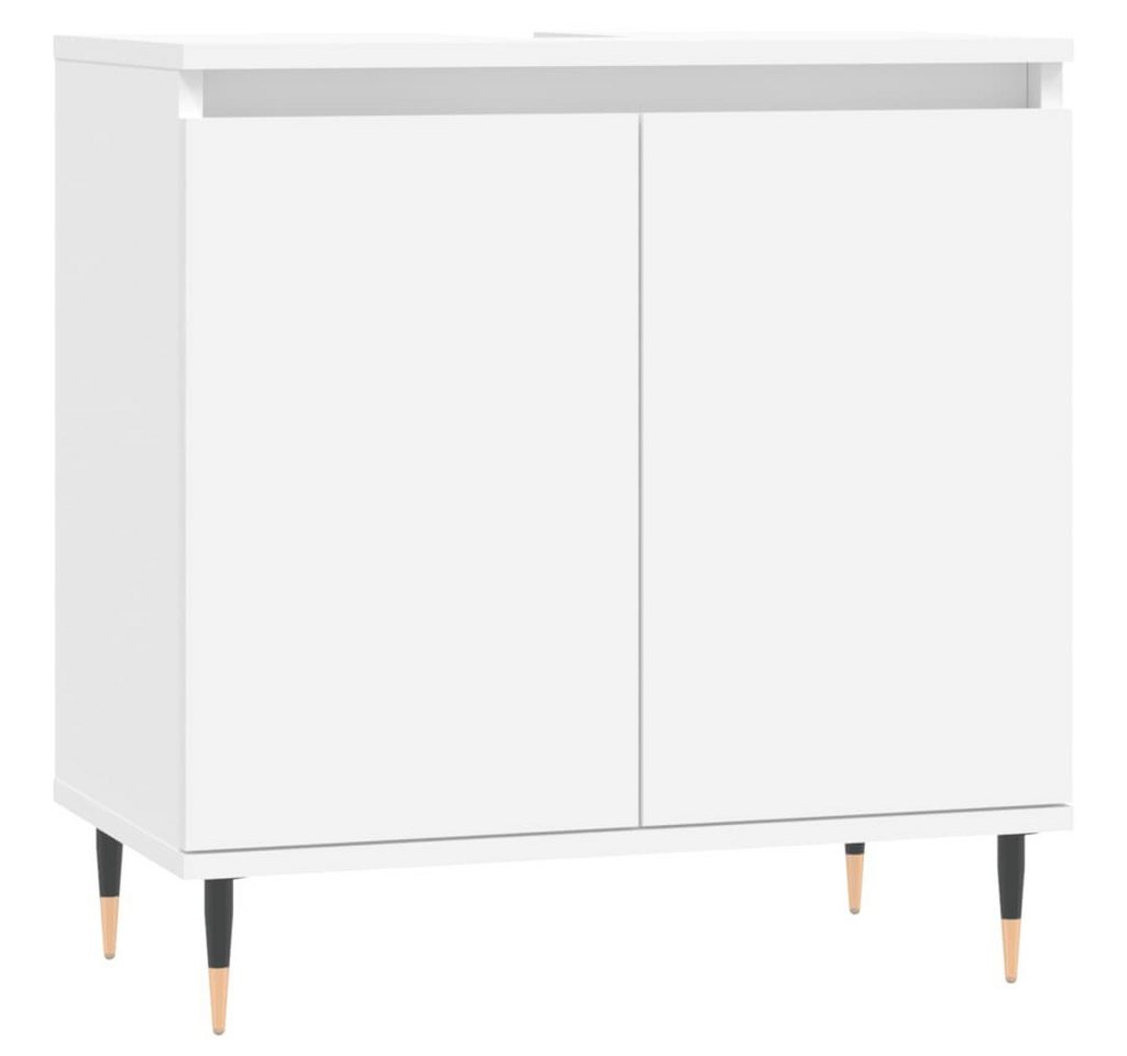 vidaXL Badezimmerspiegelschrank Badezimmerschrank Weiß 58x33x60 cm Holzwerkstoff (1-St) von vidaXL