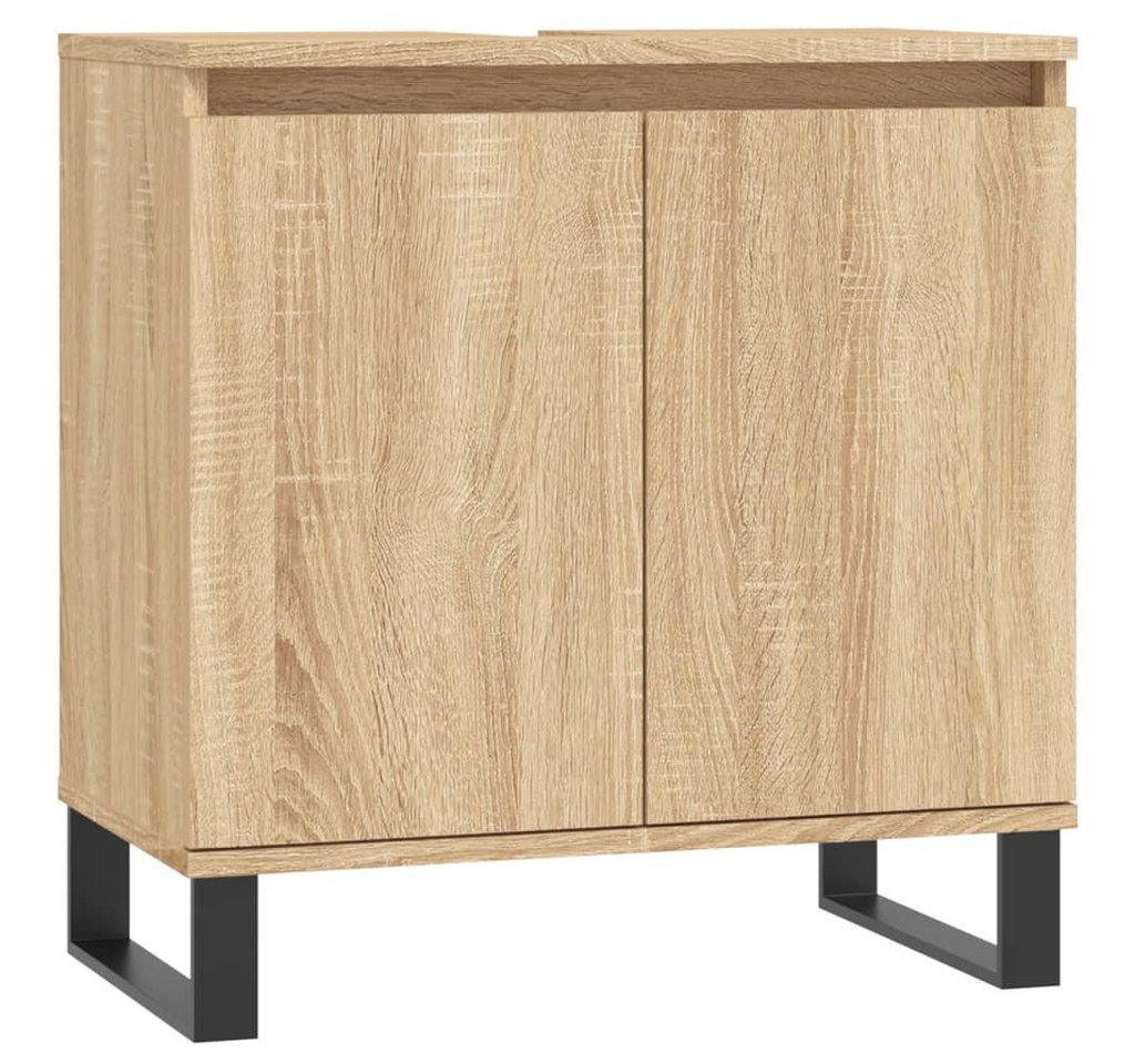 vidaXL Badezimmerspiegelschrank Badschrank Sonoma-Eiche 58x33x60 cm Holzwerkstoff (1-St) von vidaXL