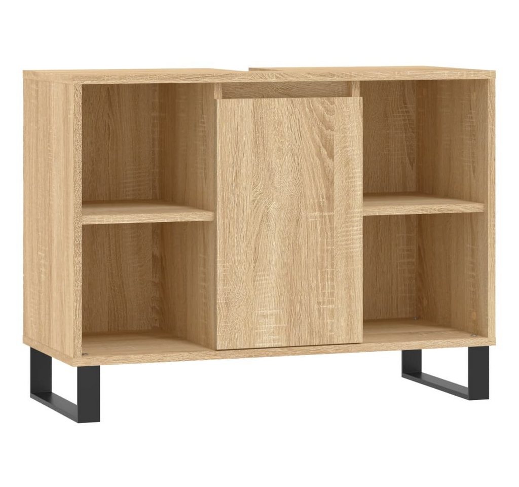 vidaXL Badezimmerspiegelschrank Badschrank Sonoma-Eiche 80x33x60 cm Holzwerkstoff (1-St) von vidaXL