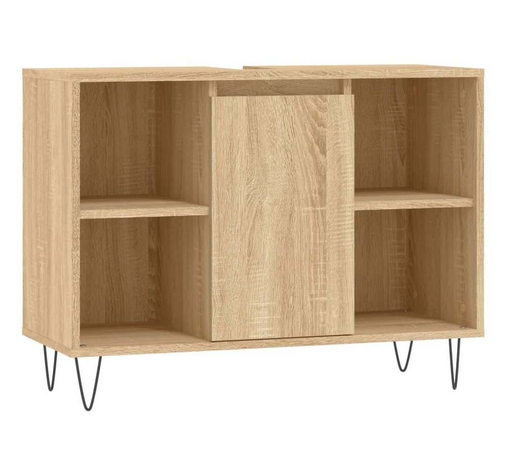 vidaXL Badezimmerspiegelschrank Badschrank Sonoma-Eiche 80x33x60 cm Holzwerkstoff (1-St) von vidaXL