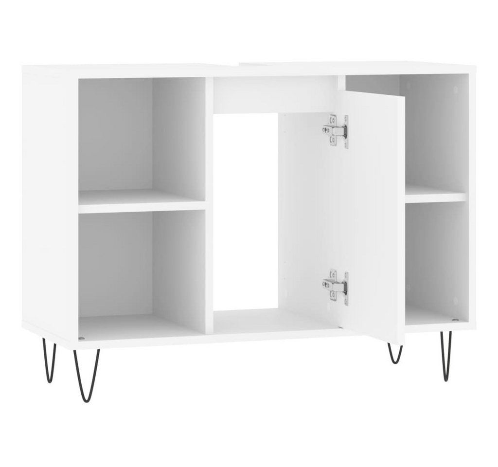 vidaXL Badezimmerspiegelschrank Badschrank Weiß 80x33x60 cm Holzwerkstoff (1-St) von vidaXL