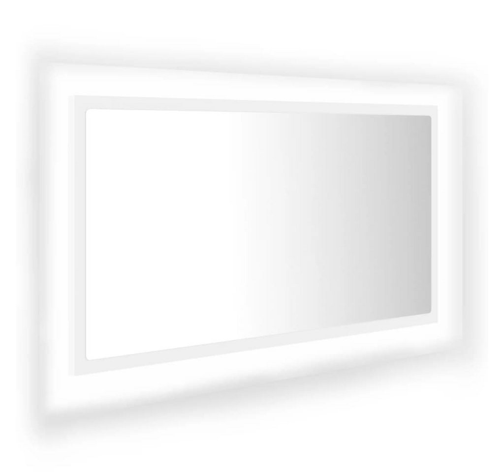 vidaXL Badspiegel LED-Badspiegel Weiß 80x8,5x37 cm Acryl (1-St) von vidaXL