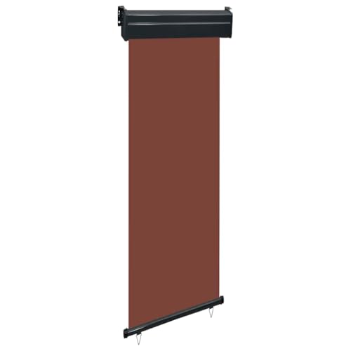vidaXL Balkon Seitenmarkise Senkrechtmarkise Sonnenschutz Sichtschutz Windschutz Markise Außenrollo Balkonrollo Beschattung 65x250cm Braun vidaXL Balkon Seitenmarkise Senkrechtmarkise Sonnenschutz Sichtschutz Windschutz Markise Außenrollo Balkonrollo Beschattung 65x250cm Braun von vidaXL