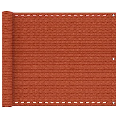 vidaXL Balkon Sichtschutz Bespannung Terrasse Windschutz Sonnenschutz Balkonbespannung Balkonverkleidung Balkonsichtschutz Orange 75x300cm HDPE vidaXL Balkon Sichtschutz Bespannung Terrasse Windschutz Sonnenschutz Balkonbespannung Balkonverkleidung Balkonsichtschutz Orange 75x300cm HDPE von vidaXL