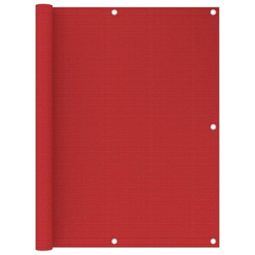 vidaXL Balkon Sichtschutz Bespannung Terrasse Windschutz Sonnenschutz Balkonbespannung Balkonverkleidung Balkonsichtschutz Rot 120x500cm HDPE vidaXL Balkon Sichtschutz Bespannung Terrasse Windschutz Sonnenschutz Balkonbespannung Balkonverkleidung Balkonsichtschutz Rot 120x500cm HDPE von vidaXL