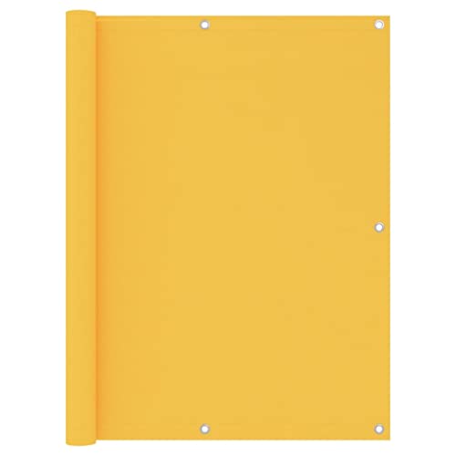 vidaXL Balkon Sichtschutz Bespannung Terrasse Windschutz Sonnenschutz Balkonbespannung Balkonverkleidung Gelb 120x500cm Oxford-Gewebe vidaXL Balkon Sichtschutz Bespannung Terrasse Windschutz Sonnenschutz Balkonbespannung Balkonverkleidung Gelb 120x500cm Oxford-Gewebe von vidaXL