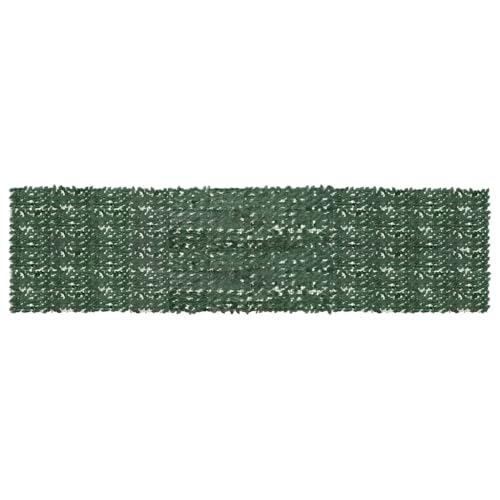 vidaXL Balkon Sichtschutz mit Dunkelgrünen Blättern Windschutz Balkonverkleidung Balkonbespannung Sichtschutzhecke Terrasse Zaun 600x150cm von vidaXL