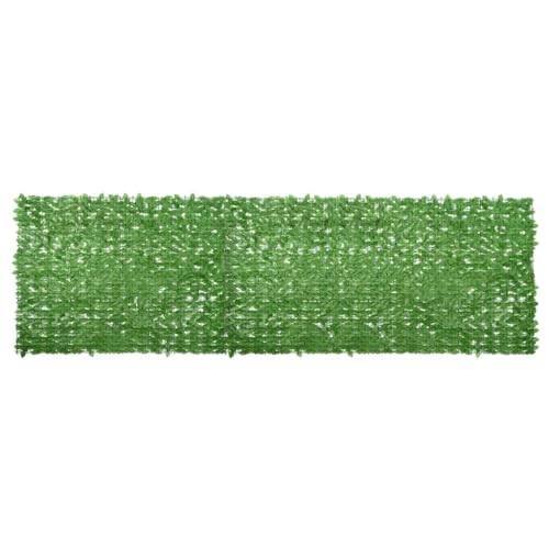 vidaXL Balkon Sichtschutz mit Grünen Blättern Windschutz Balkonverkleidung Balkonbespannung Sichtschutzhecke Terrasse Zaun 600x150cm von vidaXL