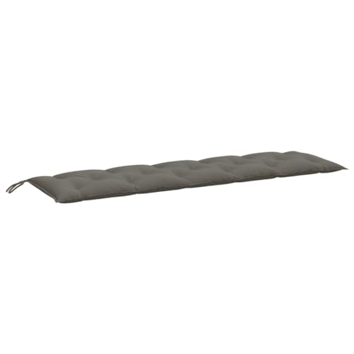 vidaXL Bankauflage, Polsterauflage Auflage für Gartenbank, Bankkissen Bankpolster, Polster Sitzkissen für Sitzbank, Melange Dunkelgrau 180x50x7cm Stoff von vidaXL