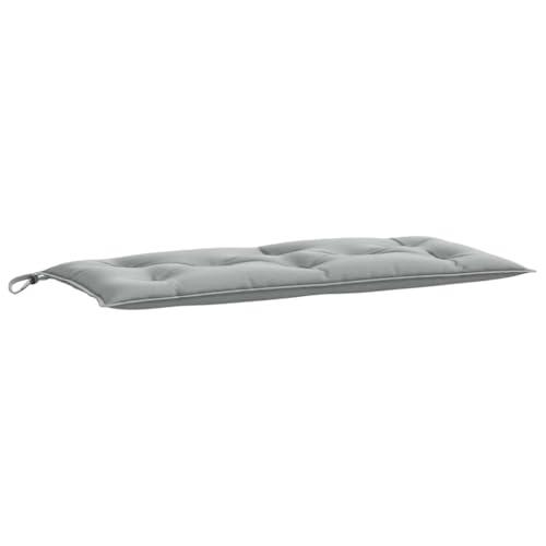 vidaXL Bankauflage, Polsterauflage Auflage für Gartenbank, Bankkissen Bankpolster, Polster Sitzkissen für Sitzbank, Melange Hellgrau 100x50x7cm Stoff von vidaXL