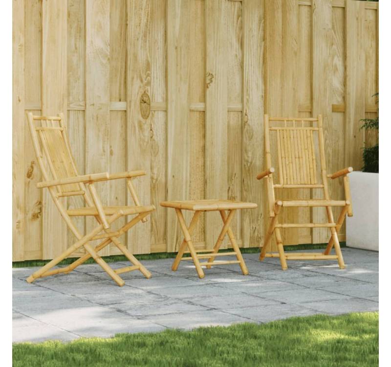 vidaXL Bar-Set, 3-tlg. Bistro-Set Bambus vidaXL Bar-Set, 3-tlg. Bistro-Set Bambus von vidaXL