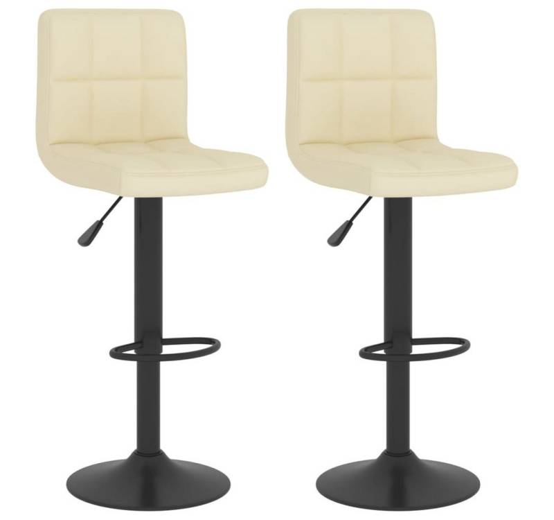 vidaXL Barhocker, Sitzhocker 2 Stk. Creme Stoff vidaXL Barhocker, Sitzhocker 2 Stk. Creme Stoff von vidaXL