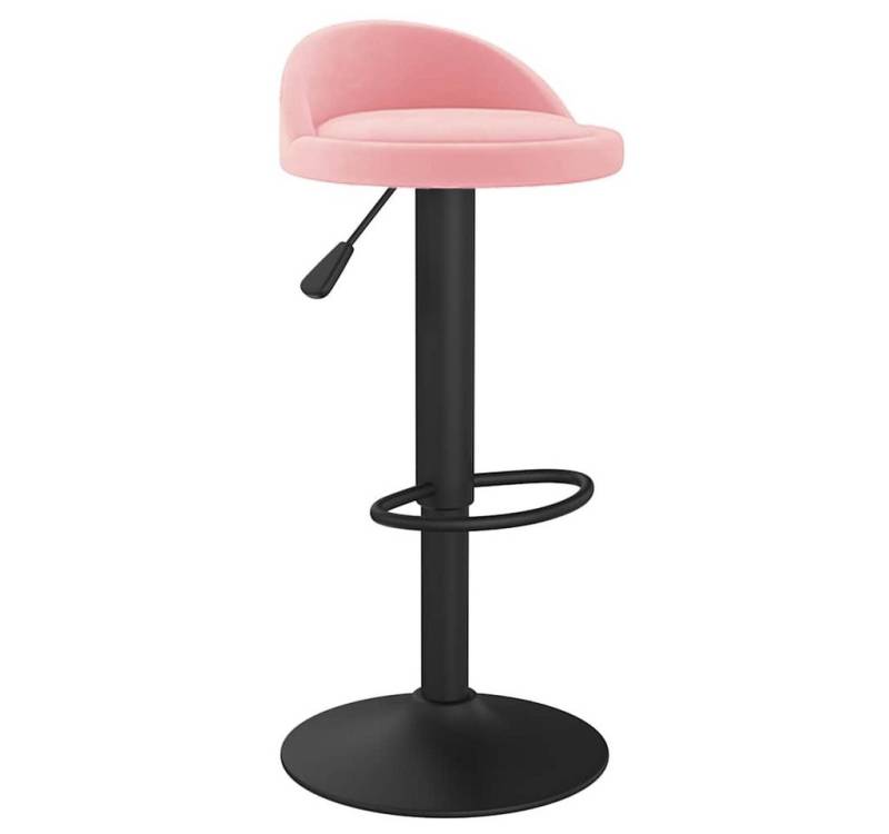 vidaXL Barhocker Barhocker Rosa Samt (1 St) von vidaXL