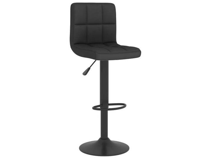 vidaXL Barhocker Barhocker Schwarz Stoff (1 St), schwarz, Schwarz von vidaXL