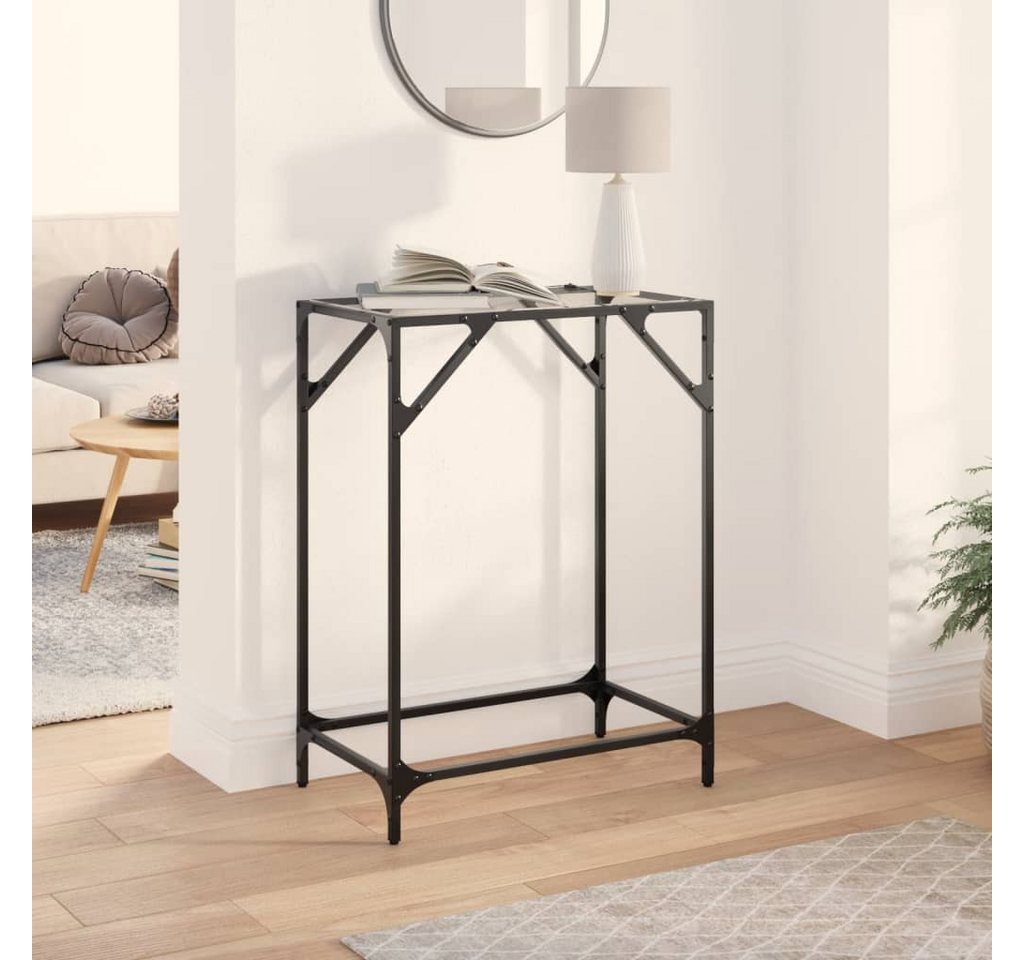 vidaXL Bartisch, Konsolentisch mit Glasplatte Transparent 60x35x81 cm Stahl vidaXL Bartisch, Konsolentisch mit Glasplatte Transparent 60x35x81 cm Stahl von vidaXL