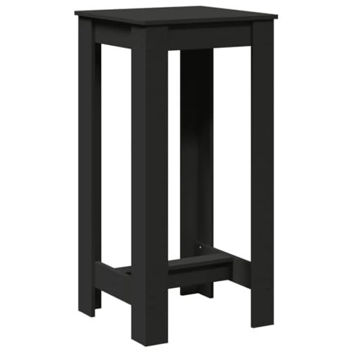 vidaXL Bartisch, Stehtisch für Küche Wohnzimmer Esszimmer, Tresentisch Küchentisch Rechteckig, Loungetisch Bistrotisch, Schwarz Holzwerkstoff vidaXL Bartisch, Stehtisch für Küche Wohnzimmer Esszimmer, Tresentisch Küchentisch Rechteckig, Loungetisch Bistrotisch, Schwarz Holzwerkstoff von vidaXL